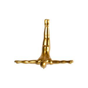 Wall Diver Home Decor Classic Wall-Art Sculpture | 1-Piece | Gold